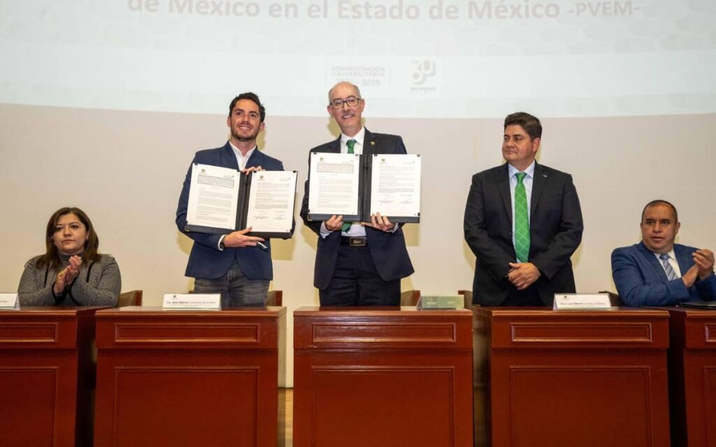 UAEMéx y PVEM Edomex firman convenio para capacitar a autoridades electas